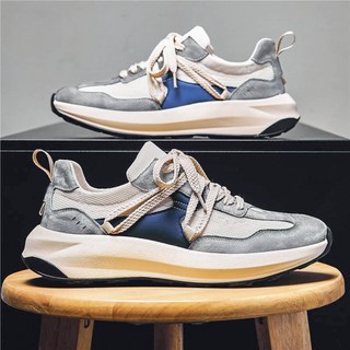 Giày sneaker phối da, phong cách trẻ trung CS270