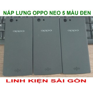 NẮP LƯNG OPPO NEO 5 MÀU ĐEN