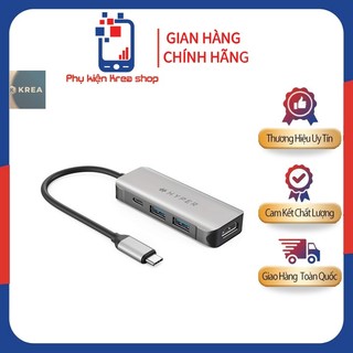 Cổng chuyển hyperdrive hdmi 4k60hz 4-in-1 usb-c hub - hd41
