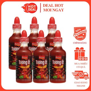 Tương ớt siêu cay cholimex lốc 6 chai x 330ml