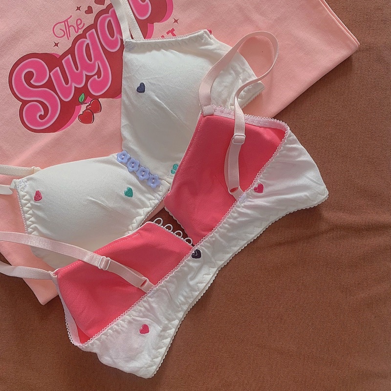 Set Barbie bra Nút xinh xắn có mút rời. | BigBuy360 - bigbuy360.vn