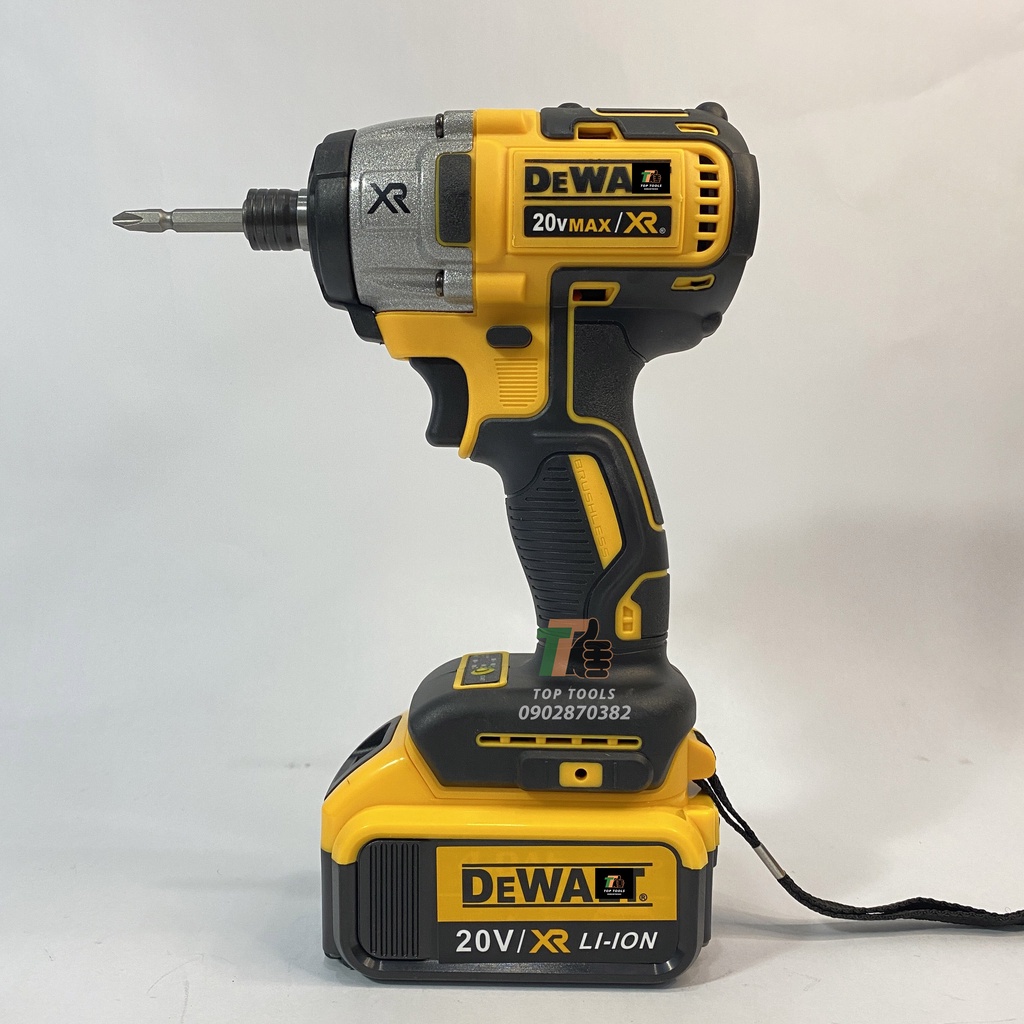 Máy bắn Vít, Máy bắt vít Dewalt, Động cơ không chổi than, Pin 10Cell 20v