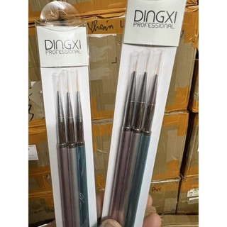 Bộ cọ nét dingxi,cọ vẽ nét nail bộ 3 cây