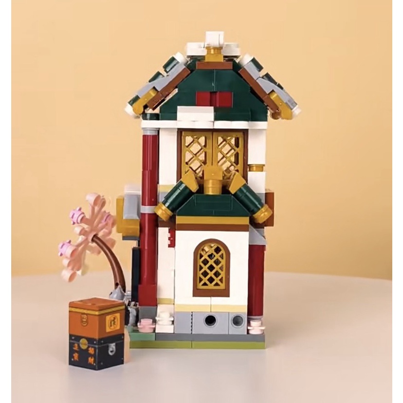 Đồ chơi lắp ráp LOZ mô hình Cửa hàng đường phố- Tiêu cục 1741