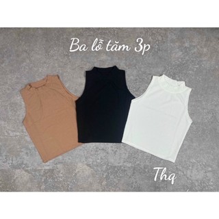 Áo ba lỗ cổ 3 phân