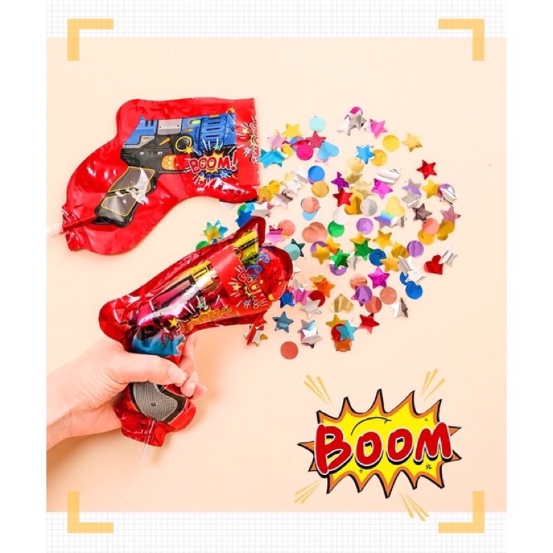 Súng Bắn Kim Tuyến Confetti Vui Nhộn Cho Tiệc Sinh Nhật, Đám Cưới, Party.
