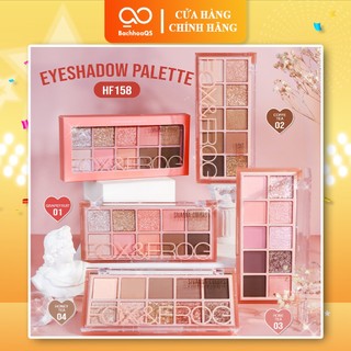  Bảng Phấn Mắt 10 Ô Sivanna Tông Cam Đào Nâu Đất Colors Eyeshadow Palette Fox & Frog HF158 