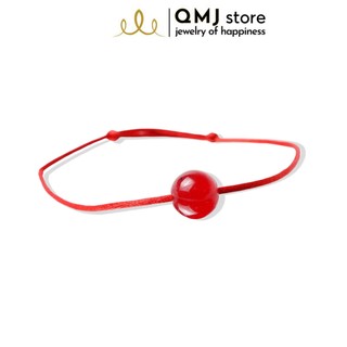 Vòng tay đỏ may mắn mix đá thiên nhiên