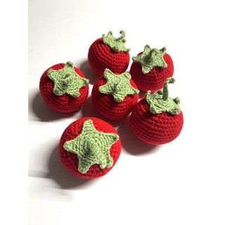 Quả cà chua đan len - Cà chua handmade (1 quả)