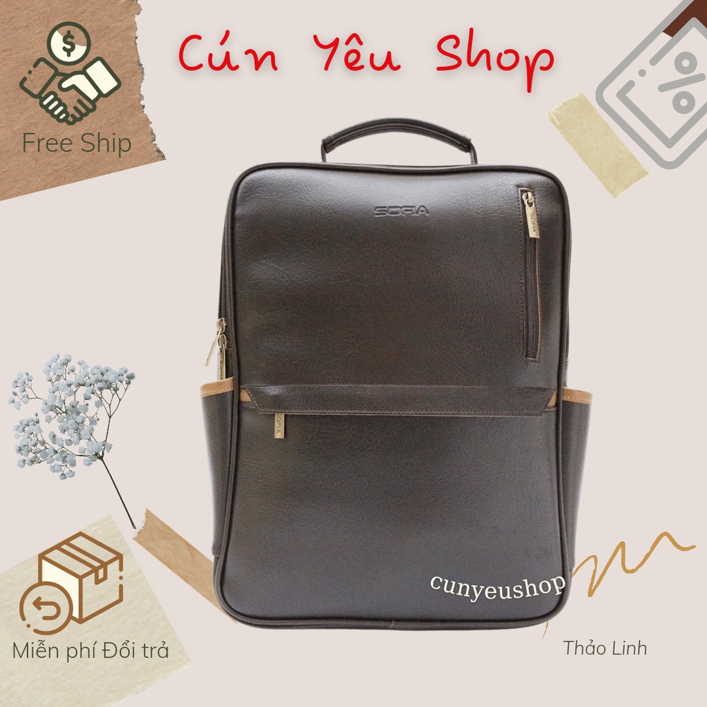 Balo BA145 Cunyeushop SOFIA laptop 15.6 inch bao bền