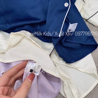 Bộ lụa cộc ngố nữ Gu xuất Nhật dư xịn