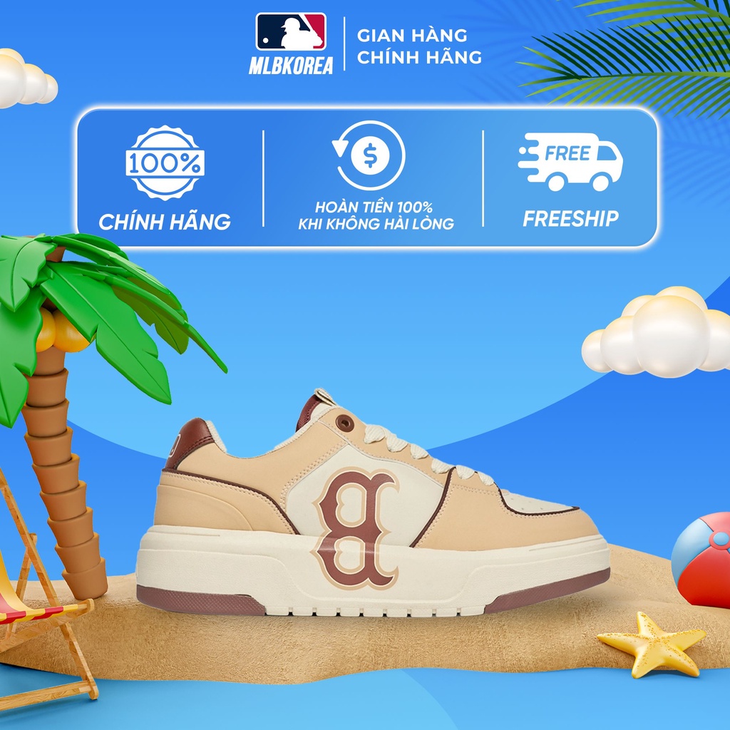 Giày MLB Chunky Liner B Màu Beige Chính Hãng (CB)