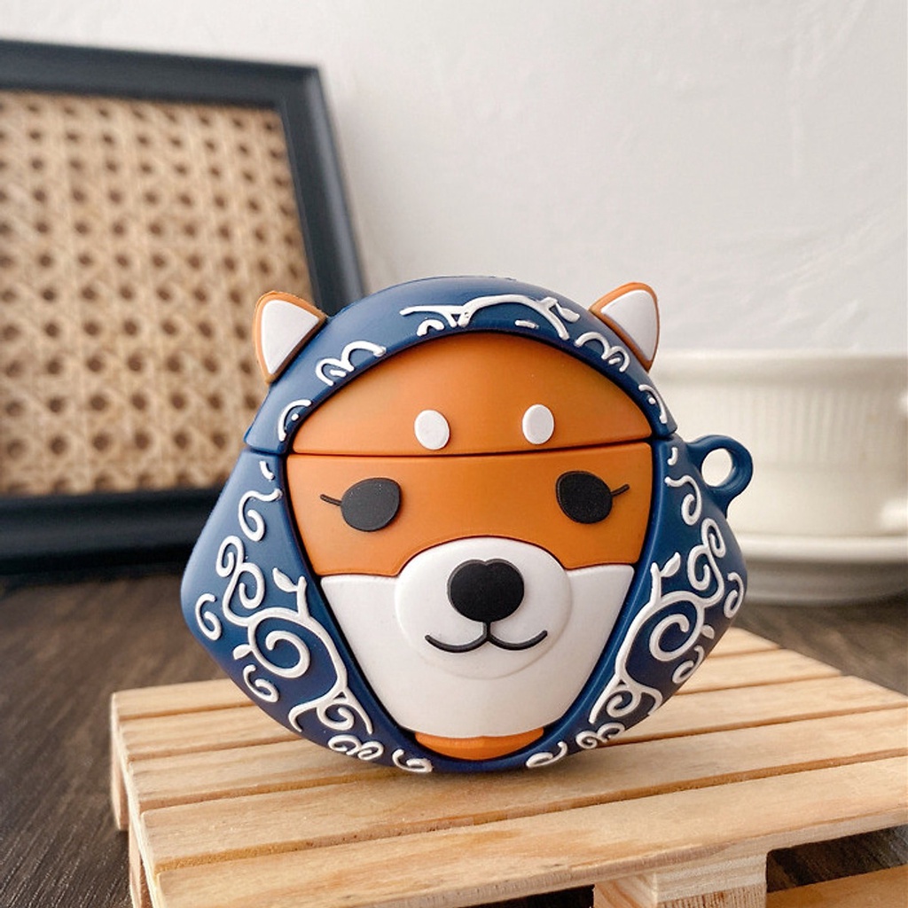 Bao Case Ốp Cho Airpods 1 / Airpods 2 / Airpods Pro - Chó Shiba.