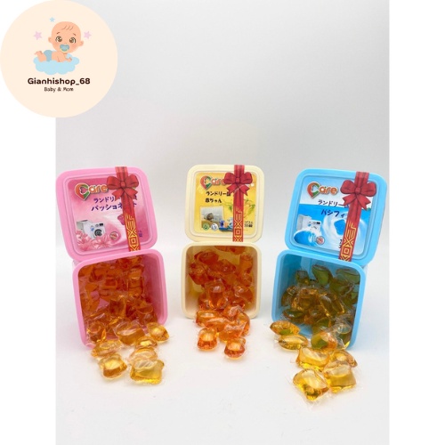 Viên Giặt Tinh Dầu 3D Cao Cấp Care - Thơm Lâu Cả Tuần, Dùng Cho Máy Giặt và Giặt Tay