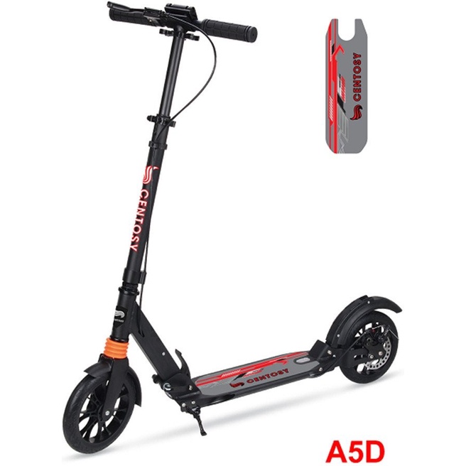 Xe Trượt Scooter Người Lớn Centosy ALS A5D Trang Bị Phanh Tay, Phanh Đĩa, Cam Kết Chính Hãng