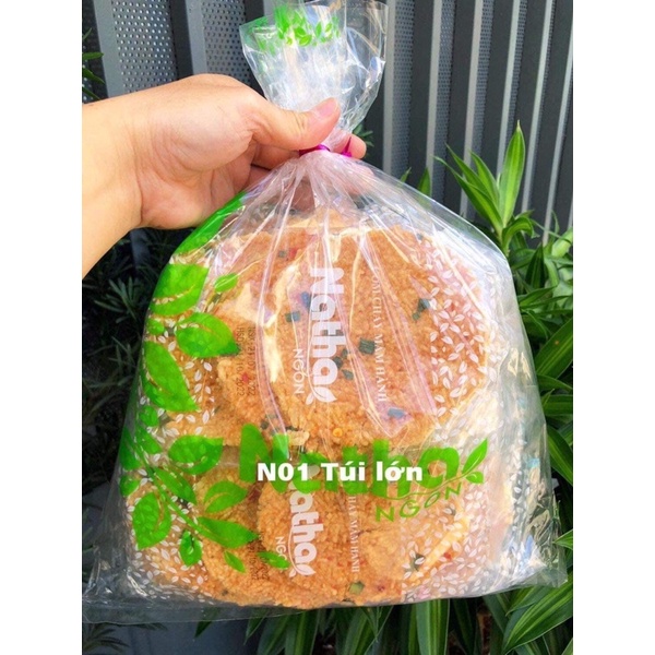 Cơm cháy mắm hành Natha Ngon N01 lớn- 30 bánh
