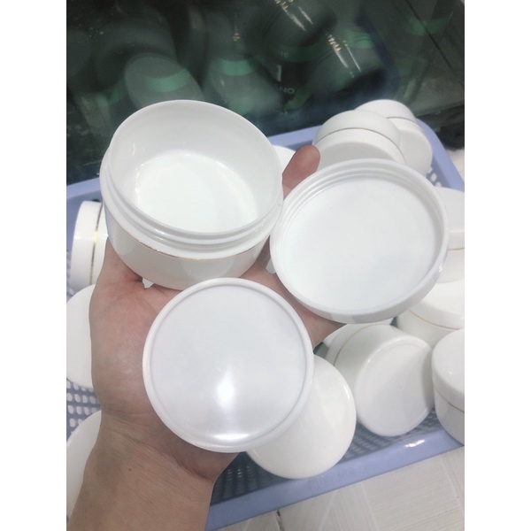 [Màu trắng, Đen] Hủ nhựa đựng kem body SIZE NHỎ 100g - chai lọ mỹ phẩm, hủ chiết mỹ phẩm
