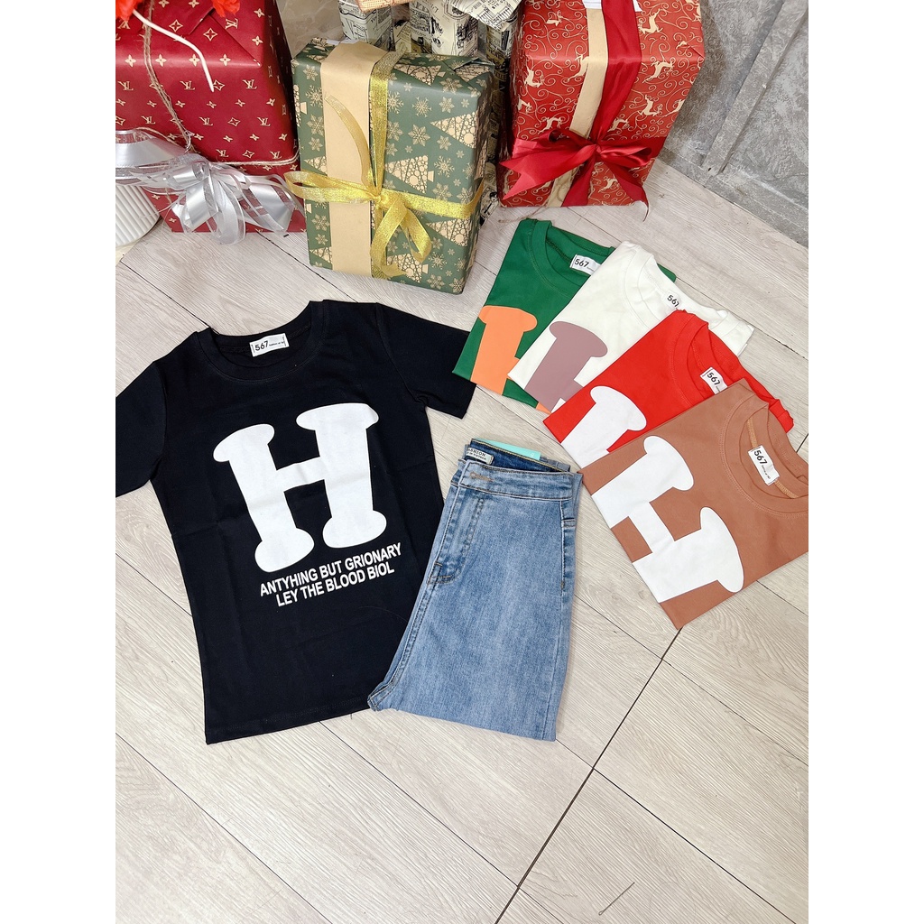 áo thun thái hàng 567 form ôm hàng đẹp ( hình thật shop Thảo Nhỏ Store chụp)