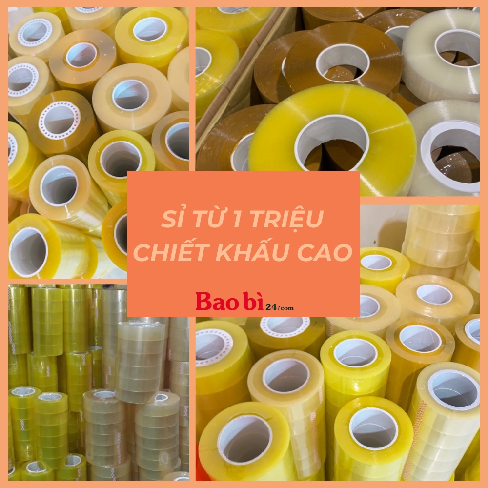 Băng Dính Đóng Hàng Lõi Nhựa 1kg - [Chắc Chắn] - baobi24.com