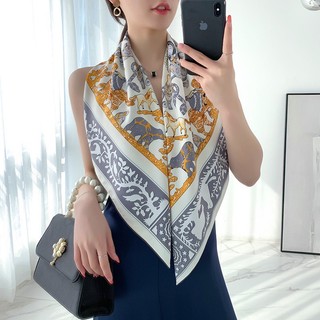 Khăn lụa thời trang cao cấp - khăn choàng áo 90*90cm