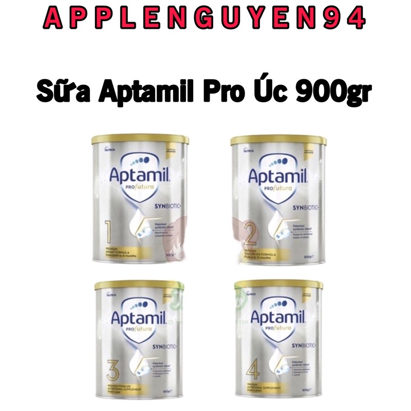 Sữa Aptamil Profutura Úc -900gr đủ số 1-2-3
