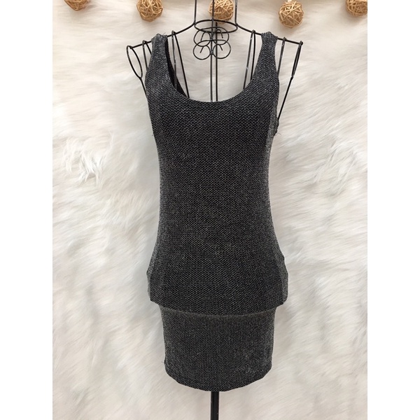 Váy Đầm thun body 2 hand -Size S