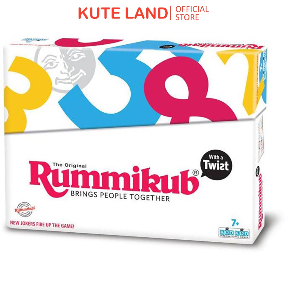 Board game Rummikub Bộ trò chơi Rummy Mạt chược Israel với bảng số nhựa BG128-2