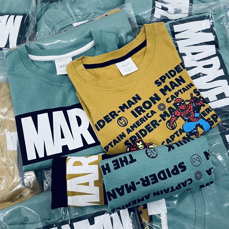 Set 2 bộ cộc tay Mar.vel cho bé trai size từ 10-24 cân