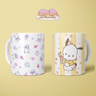 Cốc uống nước cute hình Pochacco Sanrio dễ thương - Ly uống nước cute in hình Pochacco dễ thương - 350ml