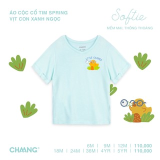 Chaang SS2023 Áo cộc tay Spring cho bé