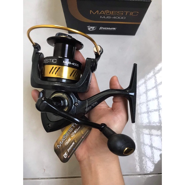 Máy câu cá kim loại Pioneer Majestic MJS , dòng máy đứng