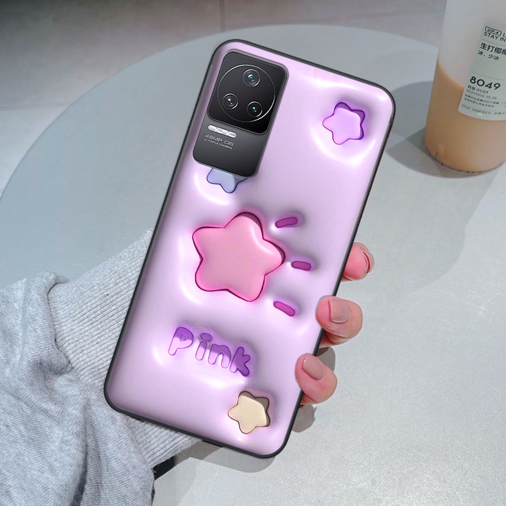 Ốp Xiaomi Redmi K50 in phẳng hiệu ứng 3D giả nổi siêu thật, cực xinh, cá tính