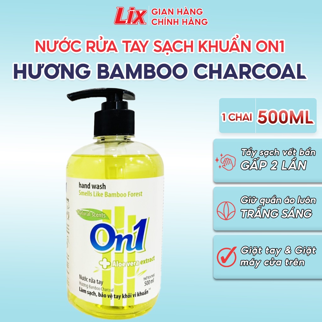 Nước rửa tay sạch khuẩn On1 500ml RT507 hương BamBoo Charcoal CH20