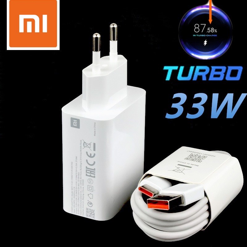 Sạc nhanh xiaomi 33w - Bộ sạc nhanh 33w xiaomi Tương Thích Mọi Máy HÀNG CHÍNH HÃNG ( BH 12 THÁNG )