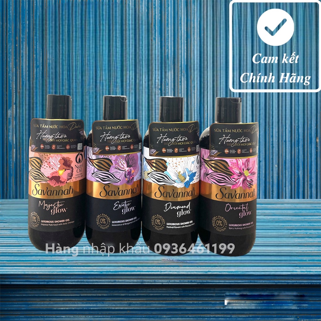 Sữa tắm Hương nước hoa Dubai Savannah 500ml-Dubai