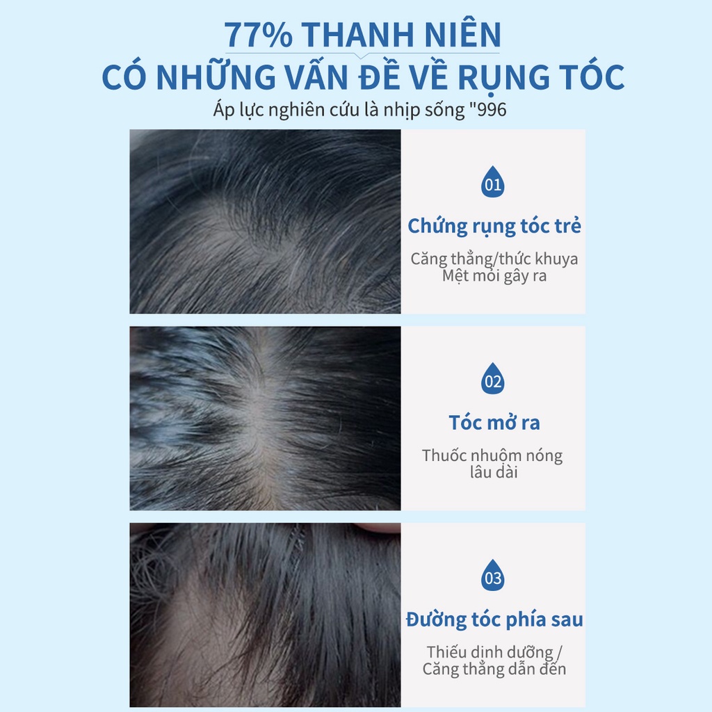 AISASEA Chống rụng tóc  Nhân sâm dầu gội chống rụng tóc dầu gội đầu thúc  Sửa Chữa Nuôi Dưỡng Mạnh Mẽ đẩy tăng trưởng tóc  300ml