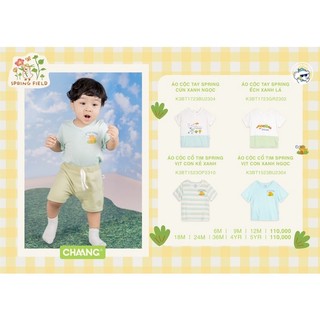 Chaang áo thun cộc tay cho bé trai Spring SS2023D02