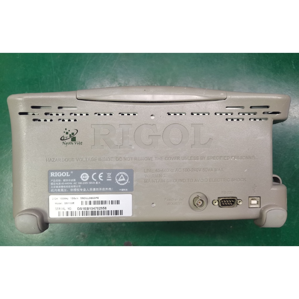 Máy hiện sóng số Rigol DS1102C, 100MHZ, 2 kênh - 400 MSa/s Sampling, USB Storage chất lượng cao