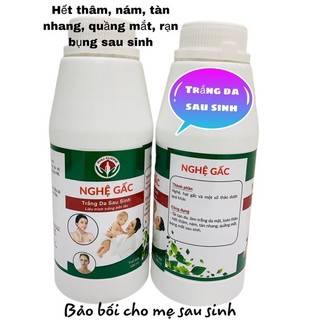 Trắng da sau sinh - nghệ gấc phú cường