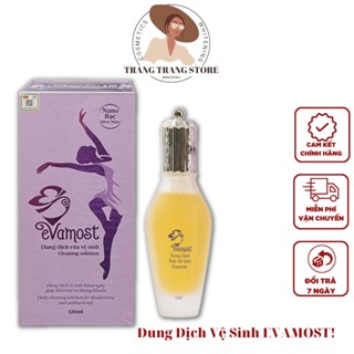 Dung Dịch Vệ Sinh Phụ Nữ EVAMOST Chai 120Ml Giúp làm Sạch