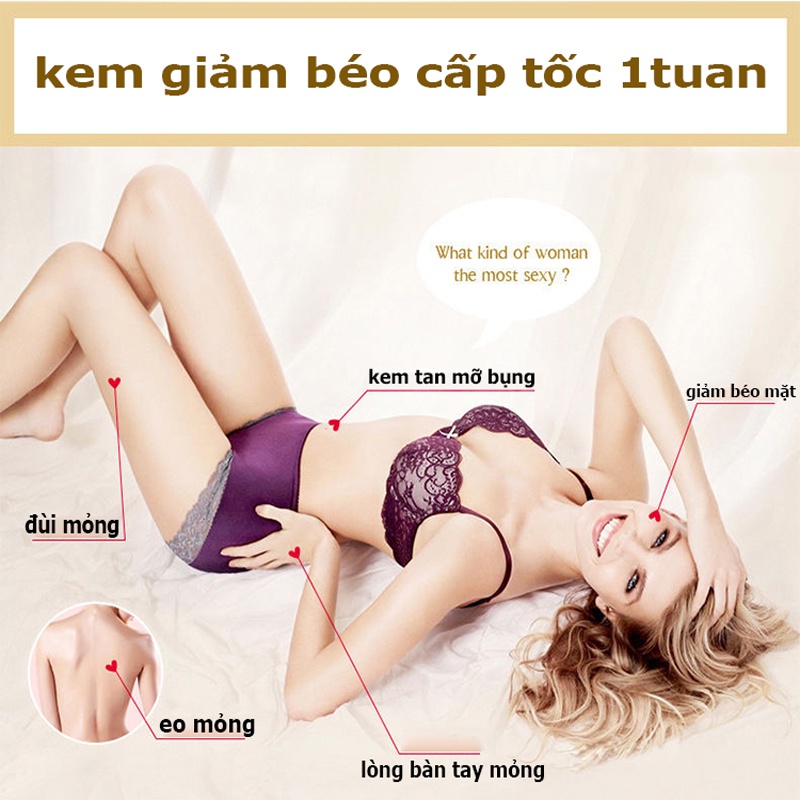 Kem giảm béo Fat Burning Kem giảm béo Bụng Fat Burner Phụ nữ Fat Remover Chân Fat