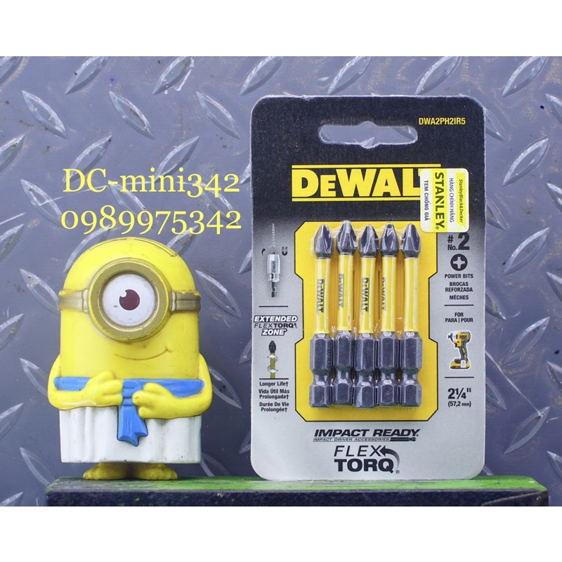 Mủi vít DEWALT FLEX-TORQ PH2 X 57.2 MM  DWA2PH2IR5