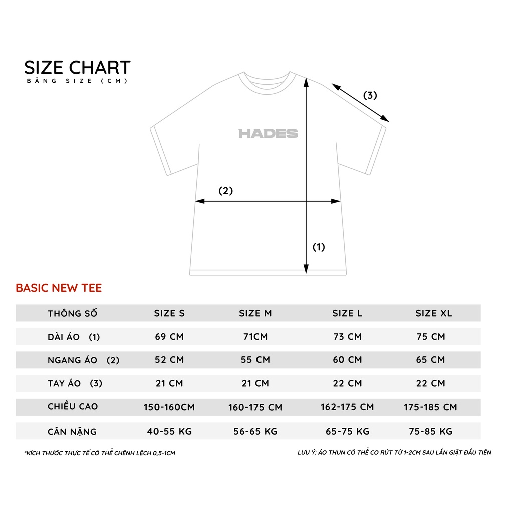 [Mã FADEP0610 giảm 10K đơn 99K] ÁO THUN TAY LỠ UNISEX PERSPECTIVE BLUR TEE 100% COTTON - HADES BRAND CHÍNH HÃNG