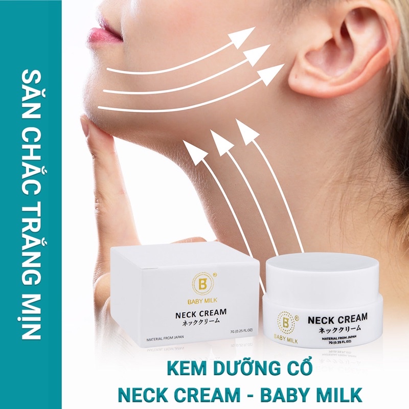 Kem Dưỡng Cổ Neck Cream Baby Milk 7g - Hàng Hiệu Cao Thiên Nhi