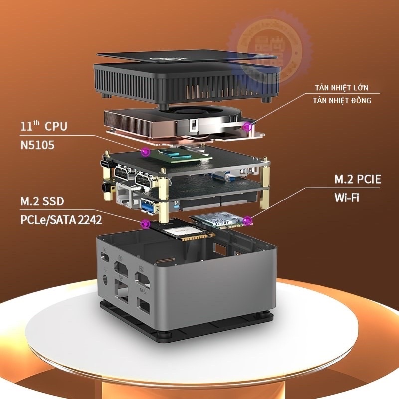 Máy Tính Siêu Nhỏ Ultra Mini Morefine ZX01 - Intel thế hệ 11 Jasper Lake N5105 - Hỗ Trợ Xuất Hình 4K 60hz | BigBuy360 - bigbuy360.vn