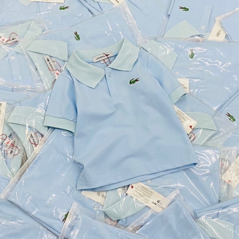 Áo polo ngắn tay LC cho bé trai đi học