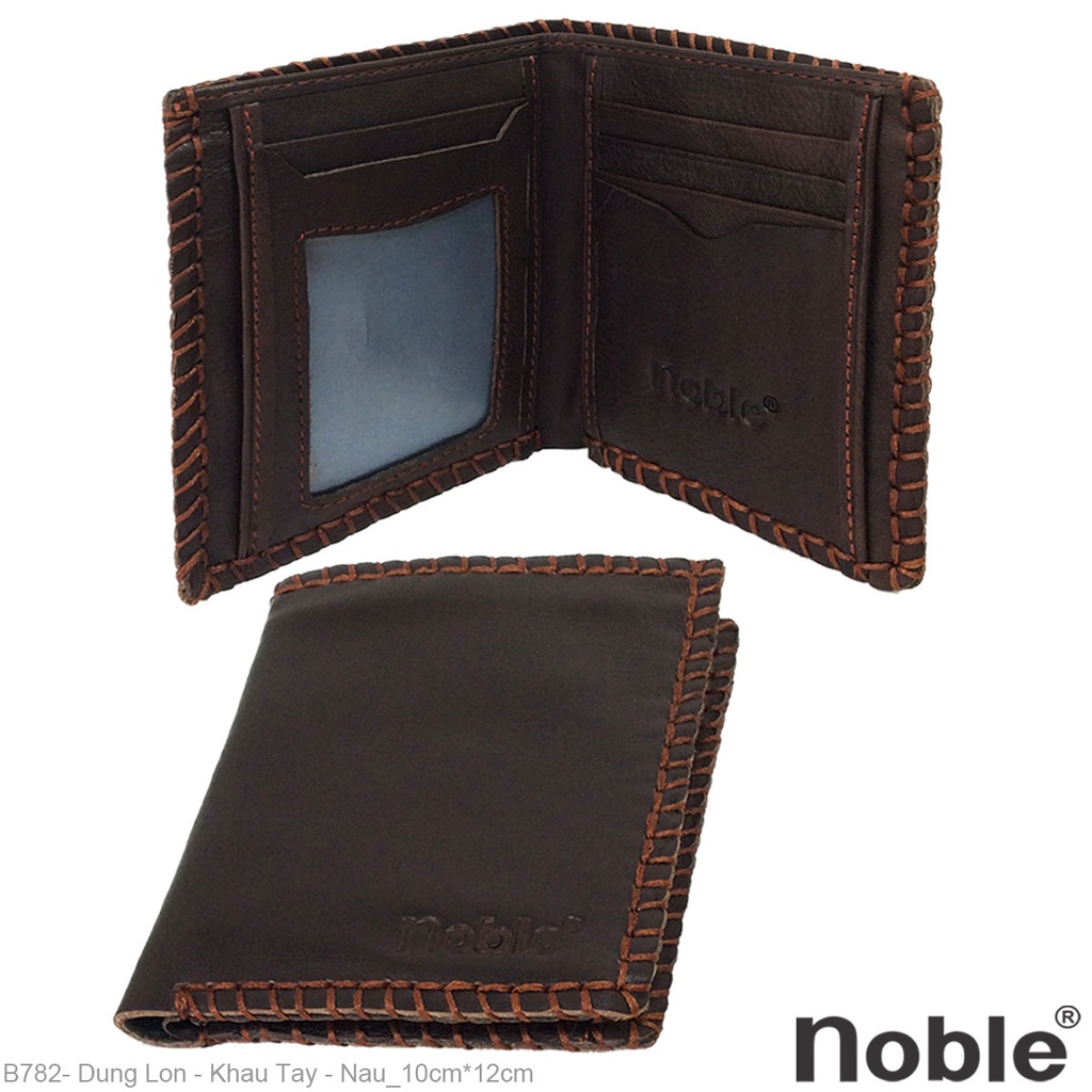 Ví nam da bò thật, hiệu Noble, . mã hàng B789