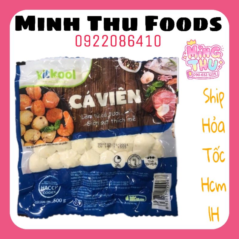 Cá viên 500g Lacusina / Kitkool / Jofood ngon