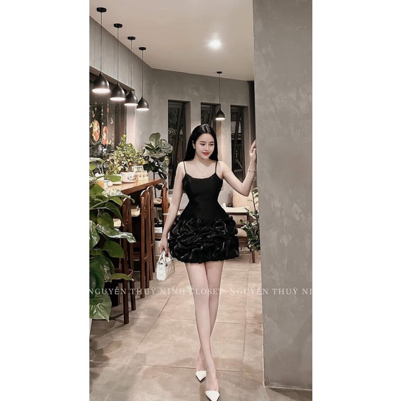 ĐẦM TAPTA PHỐI TƠ GÂN HAI DÂY ÔM EO DÁNG BÈO PHỒNG SIÊU XINH ĐẸP CUỐN HÚT ĐI CHƠI DỰ TIỆC MẪU MỚI CỰC HOT TKT