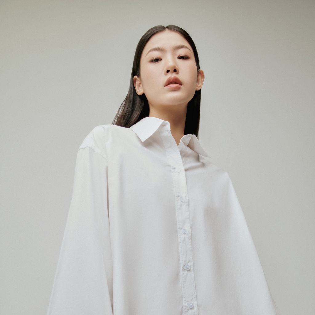Áo Sơ Mi OVERSIZED SHIRT WITH PLEATS MUSE de MAI